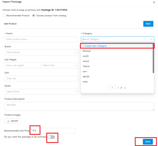 Add New Product Form